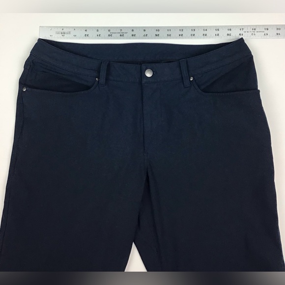 lululemon ABC pants classic men’s 34 navy - Picture 8 of 9